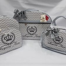 Kit Bolsas Bebê Menino na Casa Verde