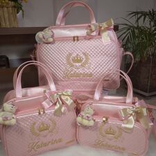 Conjunto de Bolsas Bordadas no Jardim Arpoador