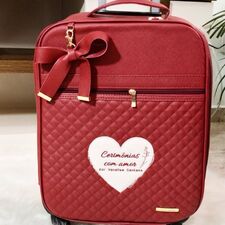 Mala de Rodinhas Vermelha em Mauá